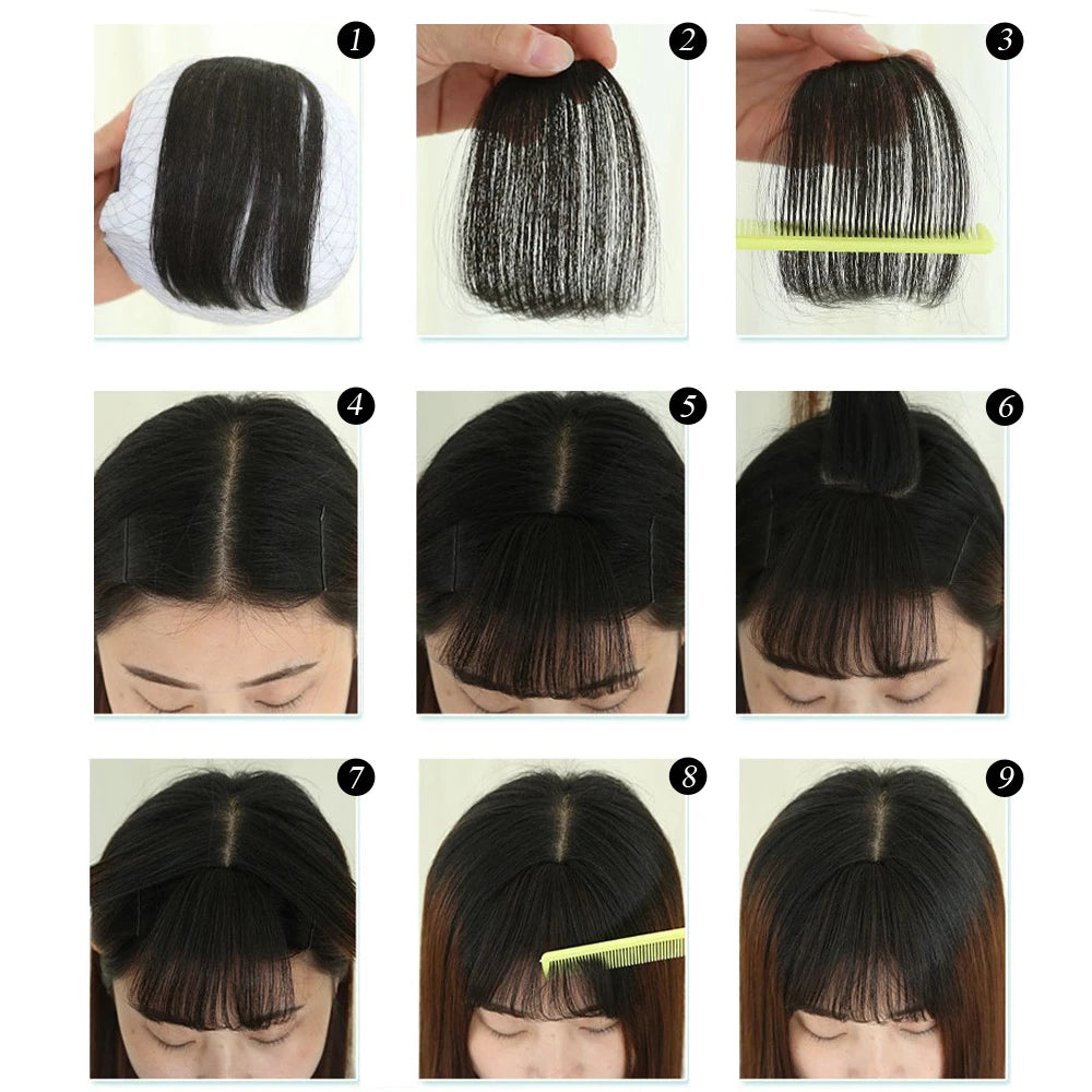 Synthetic Air Bangs Styling Hair Clips™ (Up To 60% Discount)