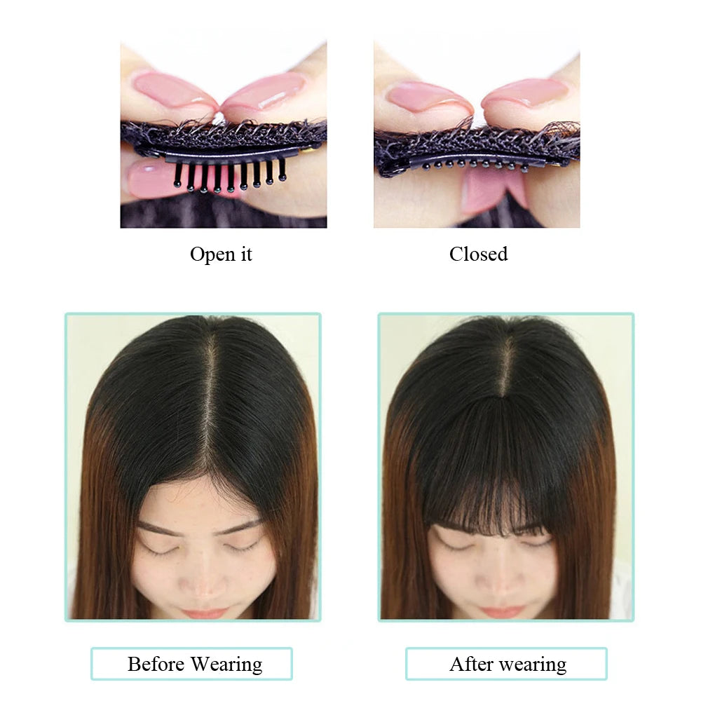 Synthetic Air Bangs Styling Hair Clips™ (Up To 60% Discount)