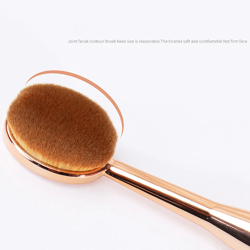 Makeup Brush 2 PCS Toothbrush the New Makeup Brush Foundation Oval Brushes One Set High End Foundation Brush