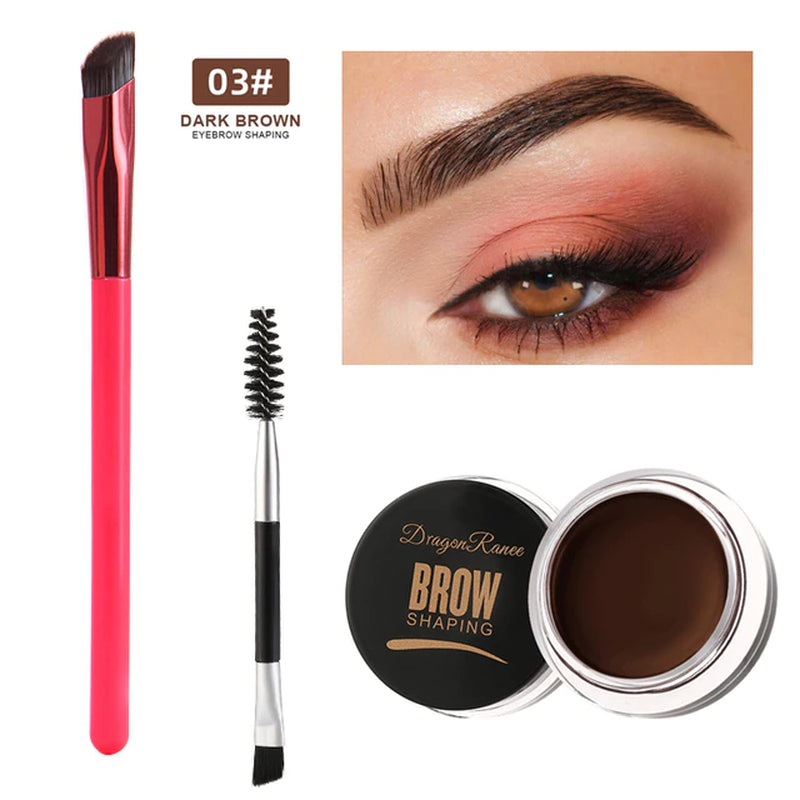 Multi-Function Eyebrow Brush with Wild Eyebrows Cream Concealer Square Eye Brow Make up Brushes for Women Eyebrow Gel