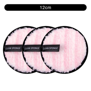 3/4/8Pcs Makeup Remover Cloth Reusable Makeup Pads Washable Cleansing Cotton Face Cleaning Make up Remover Towel Cosmetic Puff