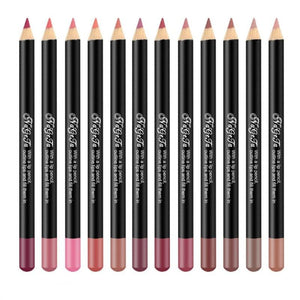 12 Color Matte Lip Liner Waterproof No Blooming Lasting Lip Gloss Lips Makeup Lipliner Make up Tools Beauty Makeup Color