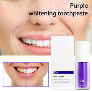 Purple Toothpaste Helpful Repair Damage Remove Food Residue Travel Supply Whitening Toothpaste Toothpaste