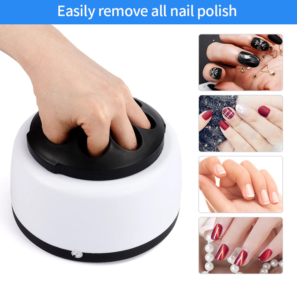 Steam Polish Removal Machine UV Gel Nail Polish Remover Steamer Heating Acetone UV Gel Polish Remover Soak Steam Remove Polish