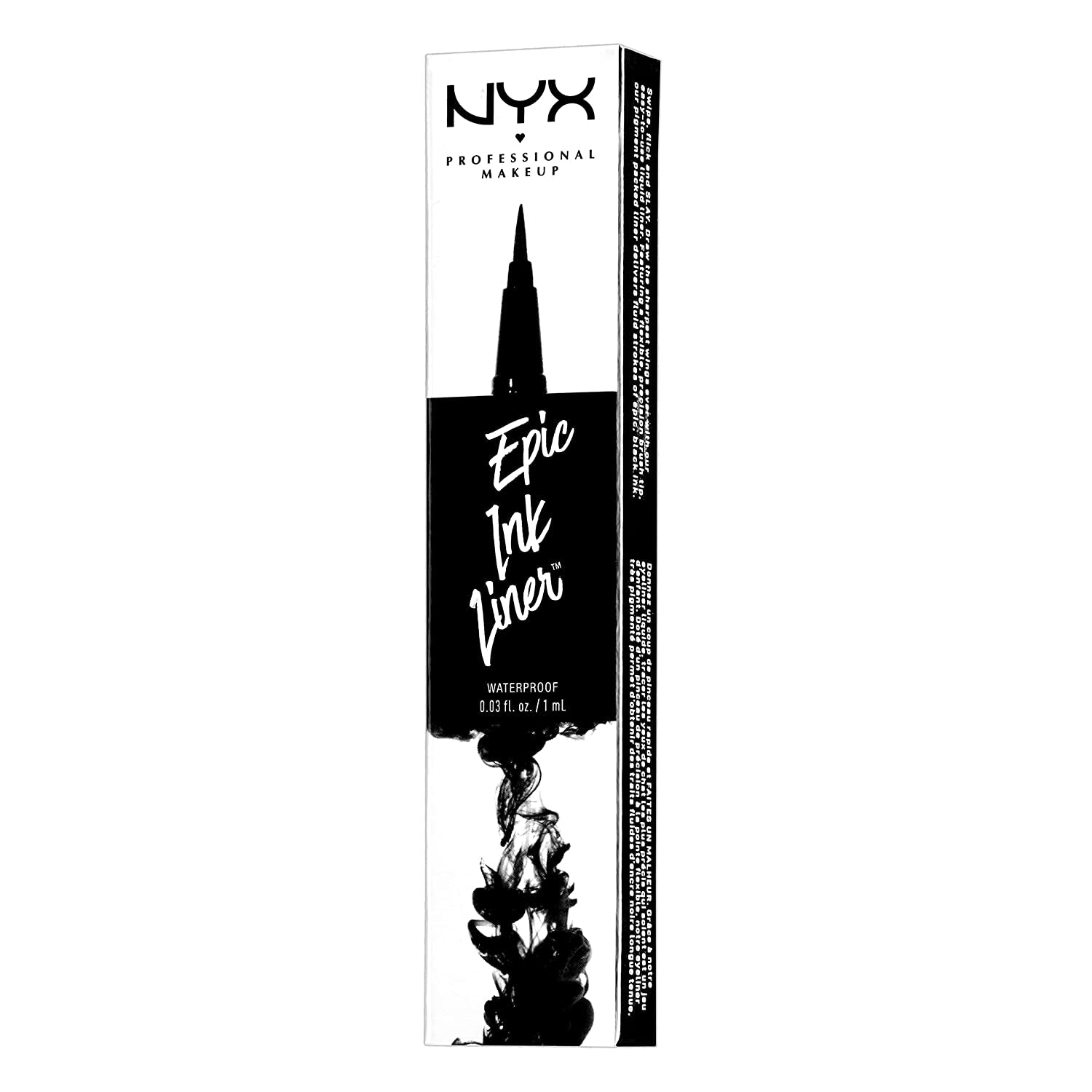 Epic Ink Liner, Waterproof Liquid Eyeliner - Black, Vegan Formula