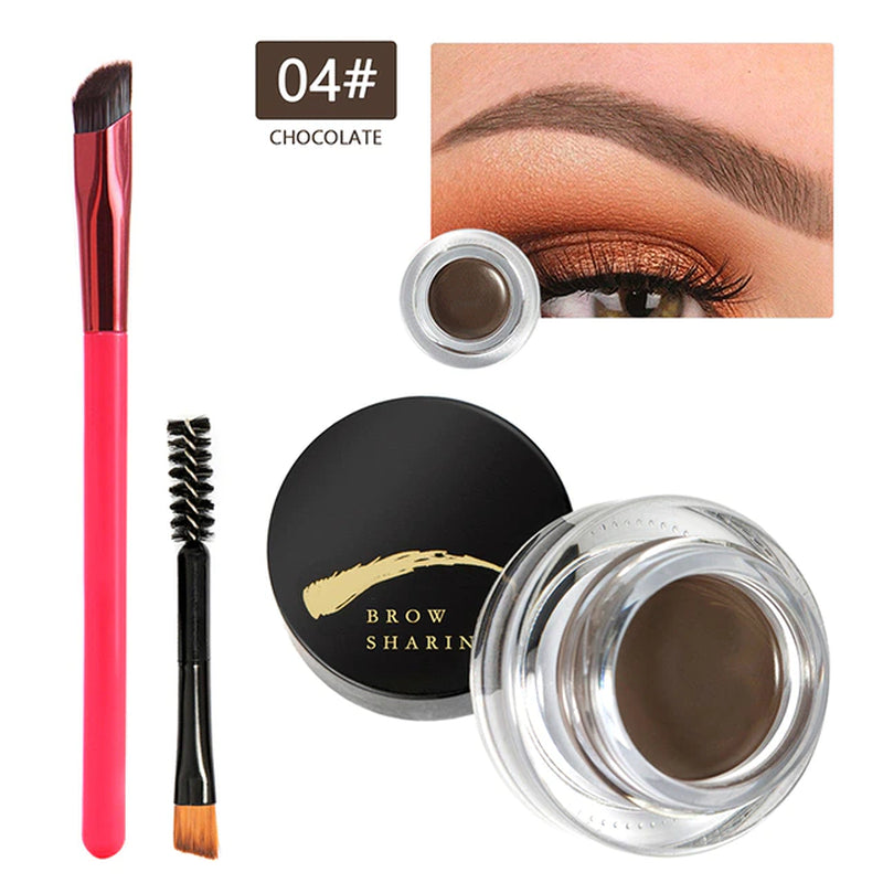 Multi-Function Eyebrow Brush with Wild Eyebrows Cream Concealer Square Eye Brow Make up Brushes for Women Eyebrow Gel