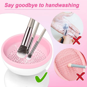 Portable USB Makeup Brush Cleaner Machine Electric Cosmetic Brush Cleaning Washing Tools Automatic Cleaning Makeup Brushes