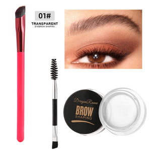 Multi-Function Eyebrow Brush with Wild Eyebrows Cream Concealer Square Eye Brow Make up Brushes for Women Eyebrow Gel