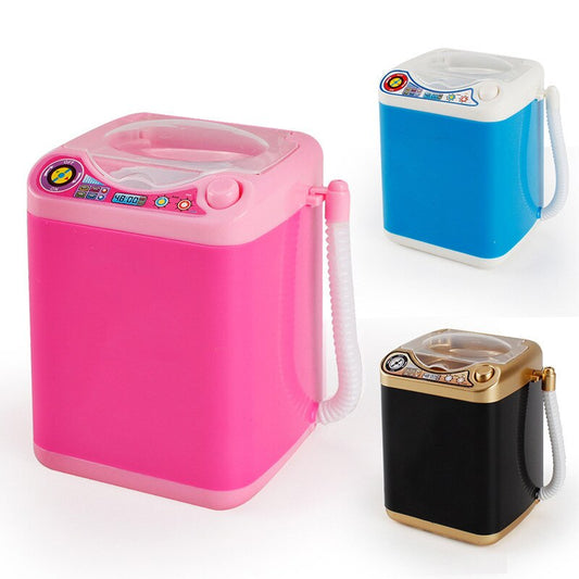 New Makeup Washing Machine Mini Automatic Makeup Brush Cleaner Device for Sponge Powder Puff False Eyelashes Electronic Battery