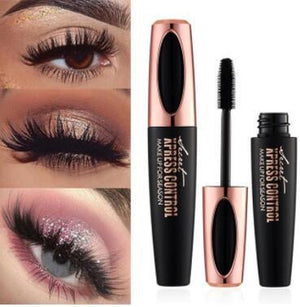 2018 Makeup Eyelash Mascara Eye Lashes Makeup 4D Silk Fiber Lash Mascara Drop Shipping