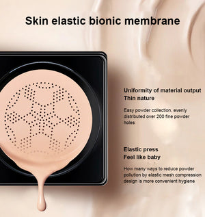 Mushroom Cushion Lightweight Concealer Beauty Cream Foundation Long-Lasting Not Easy to Lose Makeup CC Cream Face Makeup TSLM1