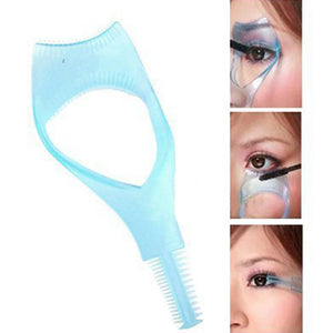 Eyelash Tools 3 in 1 Makeup Mascara Shield Guard Curler Applicator Comb Guide Card Makeup Tool Beauty Cosmetic Tool