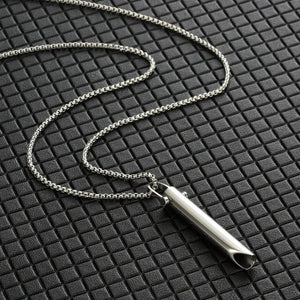 Stainless Steel Anxiety Breathing Necklace for Women Stress Relief Meditation Necklaces Yoga Ritual Female Jewelry Free Shipping