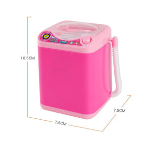 New Makeup Washing Machine Mini Automatic Makeup Brush Cleaner Device for Sponge Powder Puff False Eyelashes Electronic Battery