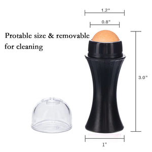 Volcanic Stone Roller Absorbing Oil Control Makeup Face Skin Care Tool Facial Cleaning Oil Roller Meaage on Ball Refill Beauty