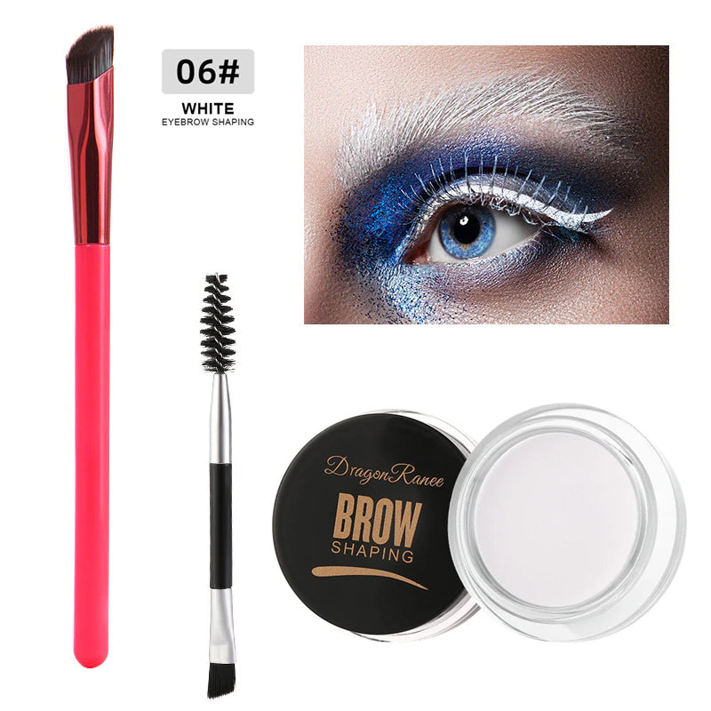 Multi-Function Eyebrow Brush with Wild Eyebrows Cream Concealer Square Eye Brow Make up Brushes for Women Eyebrow Gel