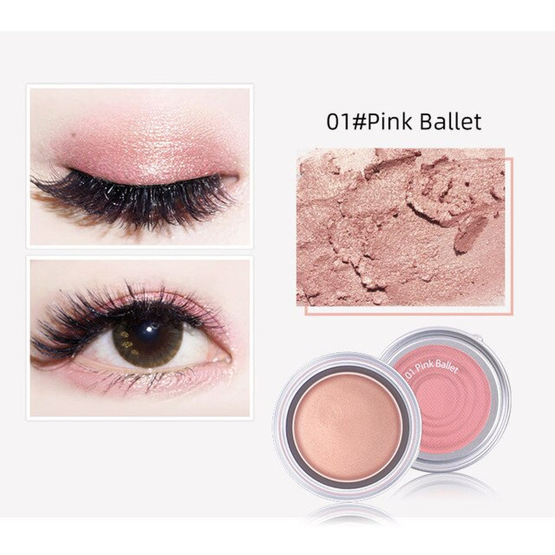 YANQINA Monochrome Pearly Lustre Eyeshadow Stage Makeup Brighten Powder High Pearly Lustre Glitter Makeup Cosmetic Gift 8511