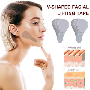 40Pcs Invisible Thin Face Sticker Lift Tighten Skin V-Shape Face Lifting Tape Face Neck Chin Eye anti Wrinkle Facial Slim Strap