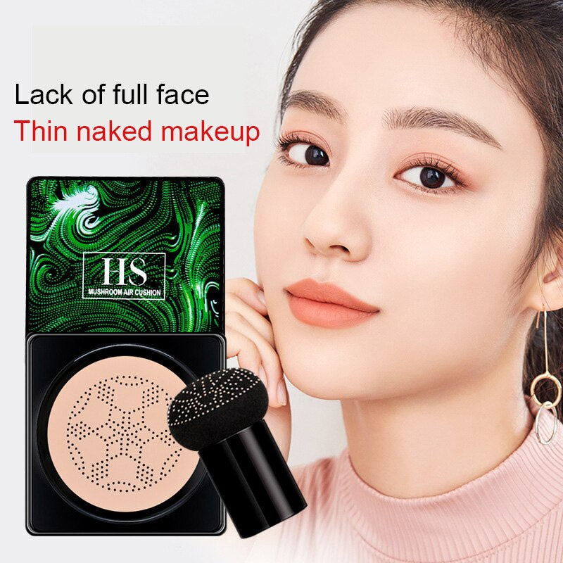 Mushroom Cushion Lightweight Concealer Beauty Cream Foundation Long-Lasting Not Easy to Lose Makeup CC Cream Face Makeup TSLM1