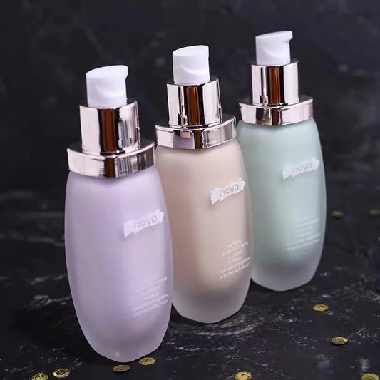 Brighten Makeup Base Concealer Oil Control Whitening Invisible Pores Lasting Moisturizing Face Color Corrector Makeup Primer