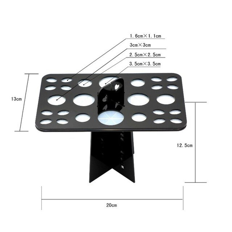 New14/26 Hole Makeup Brush Set Drying Rack Multifunctional Makeup Brush Display Rack Cosmetic Makeup Brush Drying Rack