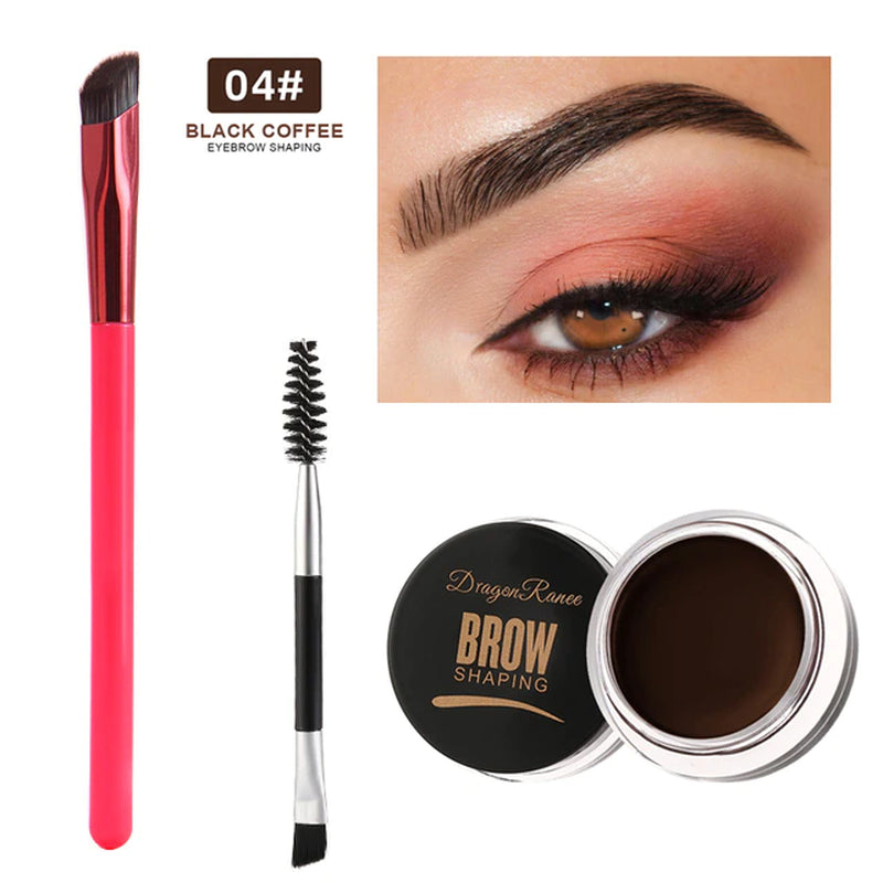 Multi-Function Eyebrow Brush with Wild Eyebrows Cream Concealer Square Eye Brow Make up Brushes for Women Eyebrow Gel