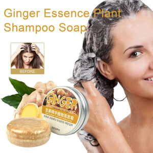 Ginger Handmade Hair Shampoo Soap Cold Processed Shampoo Bar Pure Plant Hair Shampoos Hair Care