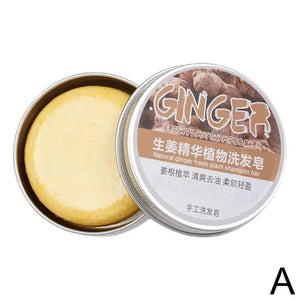 Ginger Handmade Hair Shampoo Soap Cold Processed Shampoo Bar Pure Plant Hair Shampoos Hair Care