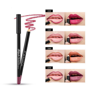 12 Color Matte Lip Liner Waterproof No Blooming Lasting Lip Gloss Lips Makeup Lipliner Make up Tools Beauty Makeup Color