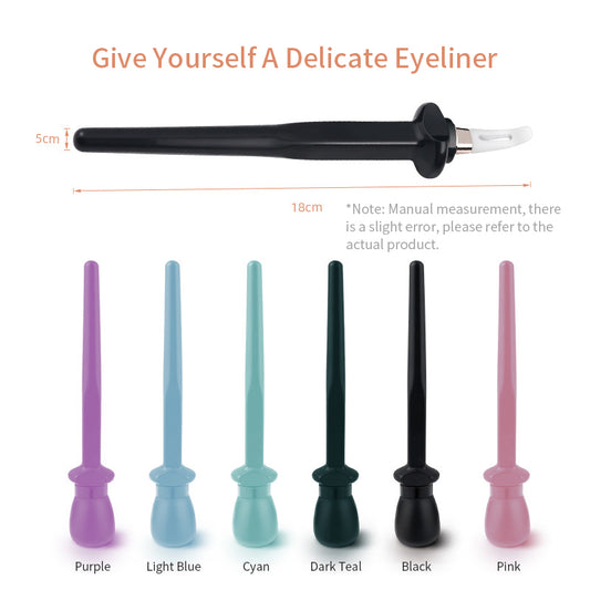 1PC Eyeliner Guide Tools Easy No-Skip Eyeliner Gel Reusable Silicone Eyeliner Brush Eyeliner for Shaky Hands Beginer Makeup