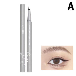 Double Tip Lower Eyelash Pencil Waterproof Liquid Eyeliner Makeup for Women Quick Drying Long Lasting Smooth Eye Liner