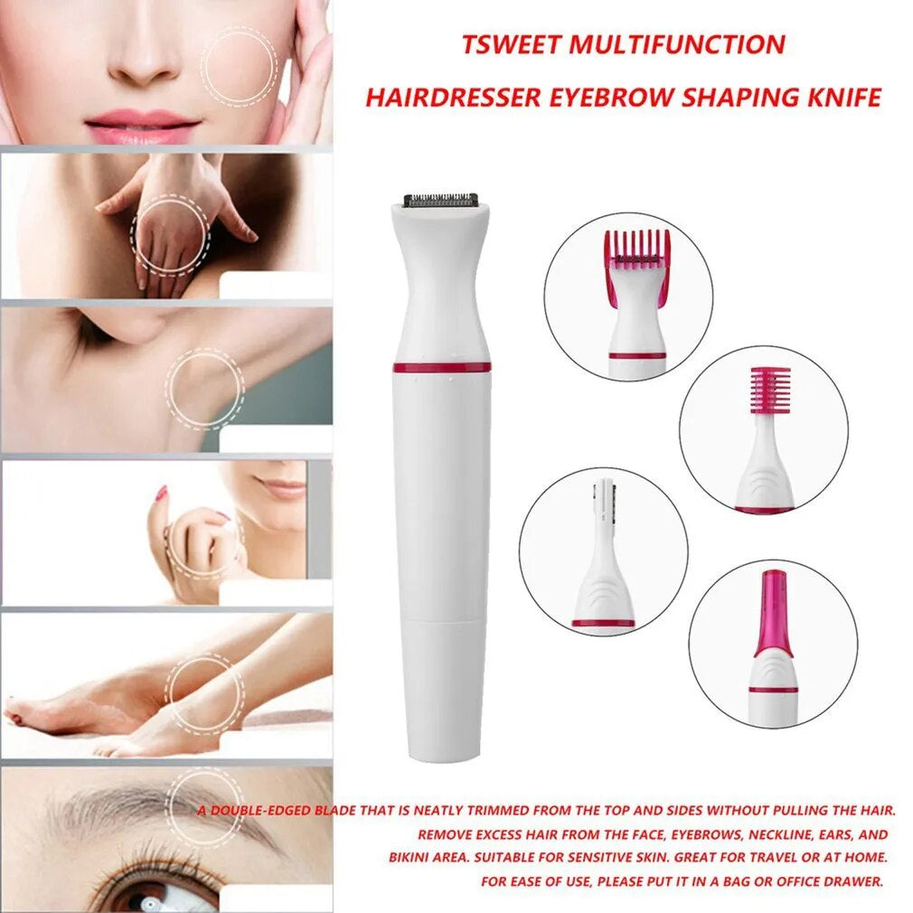 Multi-Function Trimmer for Women'S Eyebrow Shaver Electric Eyebrow Trimmer Shaver Eyebrow Trimming Epilator