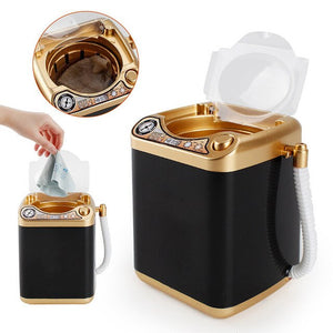 New Makeup Washing Machine Mini Automatic Makeup Brush Cleaner Device for Sponge Powder Puff False Eyelashes Electronic Battery