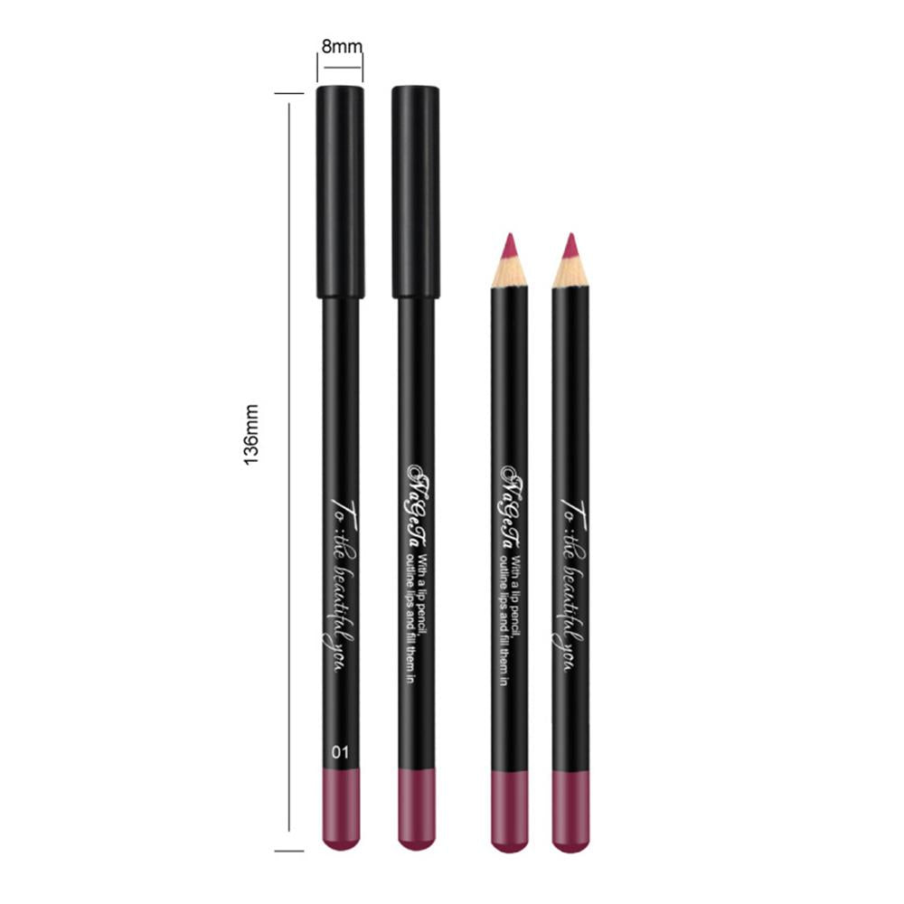 12 Color Matte Lip Liner Waterproof No Blooming Lasting Lip Gloss Lips Makeup Lipliner Make up Tools Beauty Makeup Color